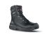 U Group 防水防滑防静电脚踝安全靴, 综合包头, 黑色, 男款, 皮革鞋面, 欧码45, RR70334-45