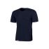 U Group Blue 10% Viscose, 90% Cotton Short Sleeve T-Shirt, UK- M, EUR- L