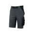 Pantalones cortos de trabajo Unisex U Group de 14 % Spandex, 86 % nylon de color Gris asfalto/verde