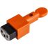 Brady Black, Orange 1-Lock Nylon Cord Lockout, 6.5mm Shackle
