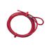 Brady Red 6-Lock Steel Cable Lockout