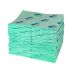 Brady Spillage Control Mat Spill Absorbent for Chemical, Cleaning, Food Use, 99 L Capacity, 100Box per Pack