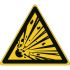 Brady Self-Adhesive Hazardous Substances Hazard Warning Sign