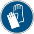 Brady Laminated Polyester B-7541 Mandatory Protective Gloves Sign