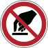 Laminated Polyester B-7541 Do Not Touch Prohibition Sign