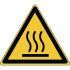 Brady Gefahren-Warnschild selbstklebend 'Gefahr durch heiße Oberflächen', 13 mm