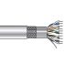 Alpha Wire 6230/12C Control Cable, 12 Cores, 0.25 mm², Screened, 500ft, Grey PVC Sheath, 24 AWG