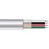 Alpha Wire Alpha Essentials Communication & Control Control Cable, 3 Cores, 0.5 mm², DEF STAN, Unscreened, 500ft, White