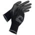 Uvex Unipur 6639 Black Polyamide Abrasion Resistant Work Gloves, Size 6, Polyurethane Coating