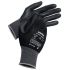 Uvex Unilite 6605 Black Elastane, Polyamide Breathable Work Gloves, Size 7, NBR Coating