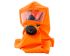 Sundstrom H09-1012 Orange CA, Polyester, PVC Protective Hood, Resistant to Chemical