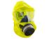 Sundstrom H15-0312 Yellow Silicone Protective Hood, Resistant to Chemical