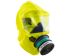 Sundstrom 保护兜帽 黄色, 硅酮材质, 用于 化学品