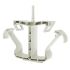 nVent CADDY White Polypropylene Double Cable Support, 10mm Max. Bundle