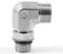 Parker Elbow 90° Tube to Port Male 24° DIN Cone to Male BSPP, WEE12LROMDCF