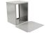 Hammond 1415 Series Grey Steel Enclosure, Flanged, Grey Lid, 254 x 178 x 203mm