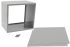 Hammond 1415 Series Grey Steel Enclosure, Flanged, Grey Lid, 305 x 203 x 279mm
