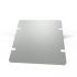 Hammond 1441 Series Steel Bottom Plate for Use with Steel Chassis, 4 x 4 x 2in