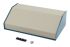 Hammond 1456 Series Blue Aluminium Enclosure, Beige Lid, 140 x 254 x 76mm