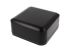 Hammond 1556 Series Black ABS, Plastic General Purpose Enclosure, IP54, Flanged, Black Lid, 160 x 160 x 70mm