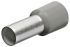 Knipex, 97 99 Insulated Ferrule, 10mm Pin Length, 2.8mm Pin Diameter, Grey