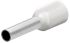 Knipex, 97 99 Insulated Ferrule, 10mm Pin Length, 1mm Pin Diameter, White