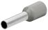Knipex, 97 99 Insulated Ferrule, 10mm Pin Length, 1.2mm Pin Diameter, Grey