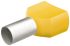 Knipex, 97 99 Insulated Ferrule, 14mm Pin Length, 4.8mm Pin Diameter, Yellow