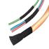Alpha Wire Halogen Free Heat Shrink Tubing, Black 2.756in Sleeve Dia. x 25ft Length 2:1 Ratio, FIT-FAB-7 Series