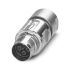 Phoenix Contact Connector, 4 Contacts, Cable Mount, M17 Connector, Socket, Female, IP67, IP68, M17 PRO Series