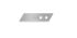 Lama per coltello a punta piatta MARTOR, dimensione 71,2 x 17,7 mm, in Acciaio