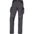 Delta Plus MCPA2 Black, Grey Unisex's Cotton, Polyester Durable, Stretchy Work Trousers 41.5 → 46in, 105.41