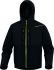 Delta Plus HORTEN2 LIGHT Black, Yellow, Breathable, Waterproof Jacket Softshell Jacket, XL