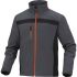 Delta Plus LULEA2 Grey/Orange, Waterproof, Windproof Sweat Jacket Softshell Jacket, XL
