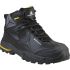Delta Plus TW402 Black, Yellow Composite Toe Capped Men's Safety Shoes, UK 6, EU 39