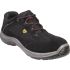 Delta Plus 防滑防静电安全鞋, 综合包头, 黑色，灰色, 男女通用, 纺织品、 皮革鞋面, 欧码43, VIAGIEPNR43