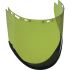Delta Plus Green PC Visor with Face Guard , Resistant To Electric Arc