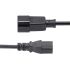 StarTech.com Straight IEC C13 Socket to Straight IEC C14 Plug Power Cord, 1m