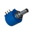 RS PRO 20kΩ Rotary Potentiometer 10-Turns 1-Gang Bushing Mount