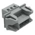 Wago 231 Series Pluggable Connector, 3-Pole, Male, 3-Way, Snap-In, 12A