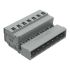 Wago 231 Series Connector, 7-Pole, Male, 7-Way, Snap-In, 12A