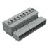 Wago 231 Series Connector, 9-Pole, Male, 9-Way, Snap-In, 12A