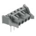 Wago 232 Series Angled Plug-In Mount PCB Connector, 4-Contact, 1-Row, 5mm Pitch, Pluggable Termination