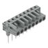 Wago 232 Series Angled Rail Mount PCB Connector, 8-Contact, 1-Row, 5mm Pitch, Socket Termination