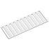 WAGO, 209 Marker Strip for use with  for use with Terminal Blocks