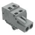 Wago 231 Series Pluggable Connector, 2-Pole, Female, 2-Way, Plug-In, 16A