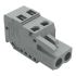 Wago 231 Series Connector, 2-Pole, Female, 2-Way, Snap-In, 16A