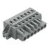 Wago 231 Series Pluggable Connector, 7-Pole, Female, 7-Way, Snap-In, 16A