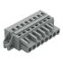 Wago 231 Series Pluggable Connector, 8-Pole, Female, 8-Way, Feed Through, 16A