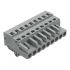 Wago 231 Series Connector, 9-Pole, Female, 9-Way, Snap-In, 16A